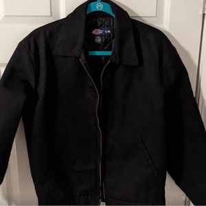 DICKIES Jacket: Men's, S, Black, Regular